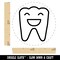 Happy Smiling Tooth Dentist Rubber Stamp for Stamping Crafting Planners